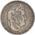 Moeda, França, Louis-Philippe, 5 Francs, 1834, Paris, VF(30-35), Prata