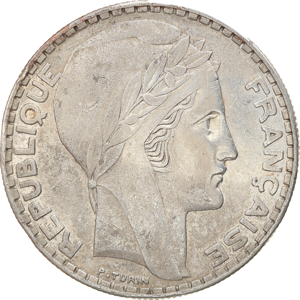 Coin, France, Turin, 20 Francs, 1933, Paris, EF(40-45), Silver, KM:879