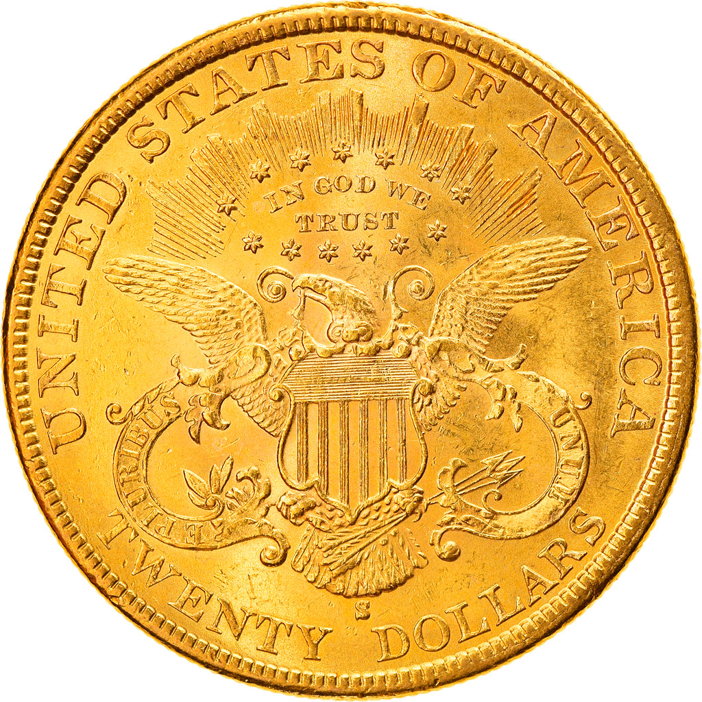 Coin, United States, $20, Double Eagle, 1899, San Francisco, AU(50-53), Gold
