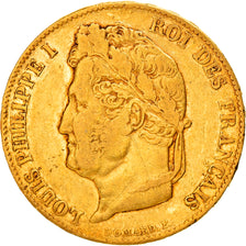 Munten, Frankrijk, Louis-Philippe, 20 Francs, 1839, Paris, ZF, Goud, KM:750.1