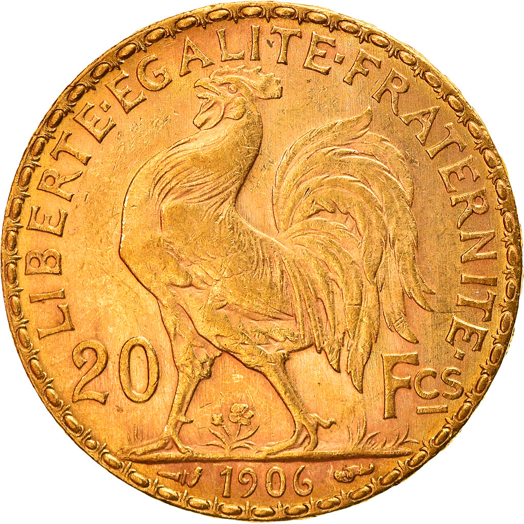 Monnaie, France, Marianne, 20 Francs, 1906, Paris, TTB+, Or, Gadoury:1064