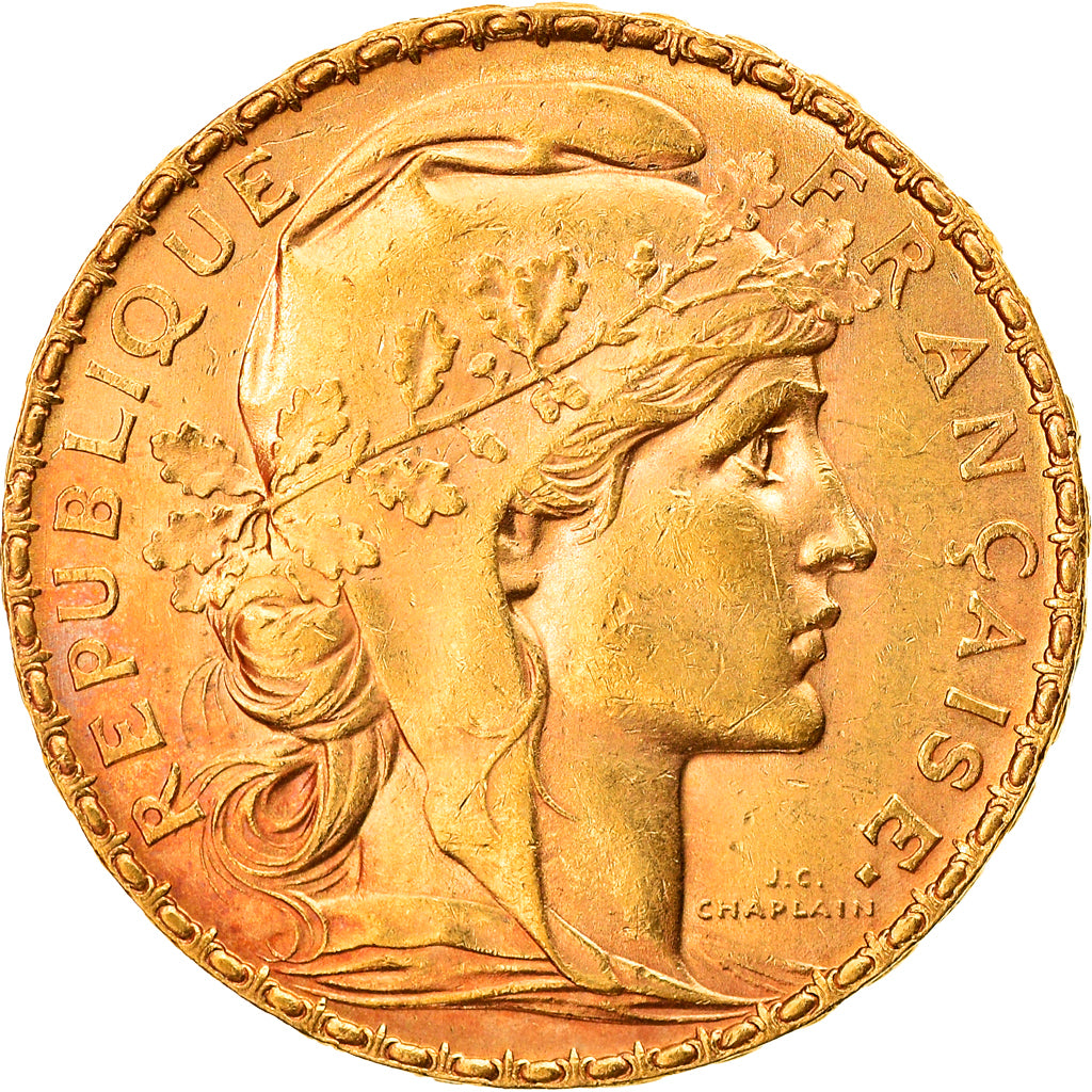 Monnaie, France, Marianne, 20 Francs, 1908, Paris, SUP, Or, Gadoury:1064a