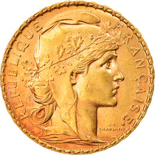 Monnaie, France, Marianne, 20 Francs, 1908, Paris, SUP, Or, Gadoury:1064a
