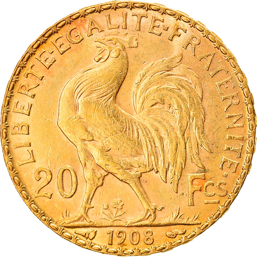 Monnaie, France, Marianne, 20 Francs, 1908, Paris, SUP, Or, Gadoury:1064a