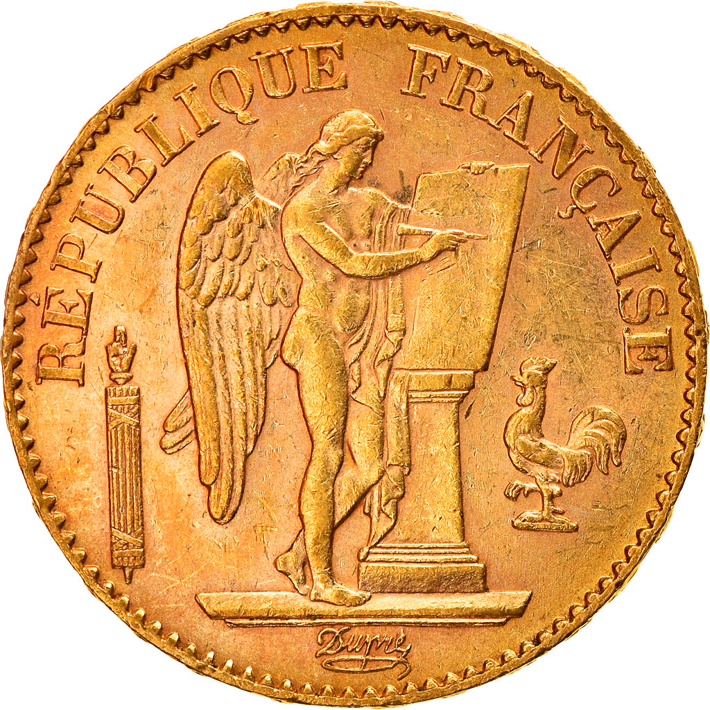 Moneta, Francia, Génie, 20 Francs, 1895, Paris, SPL-, Oro, KM:825, Gadoury:1063