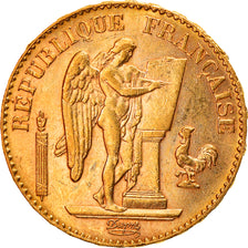 Moneta, Francia, Génie, 20 Francs, 1897, Paris, SPL-, Oro, KM:825, Gadoury:1063