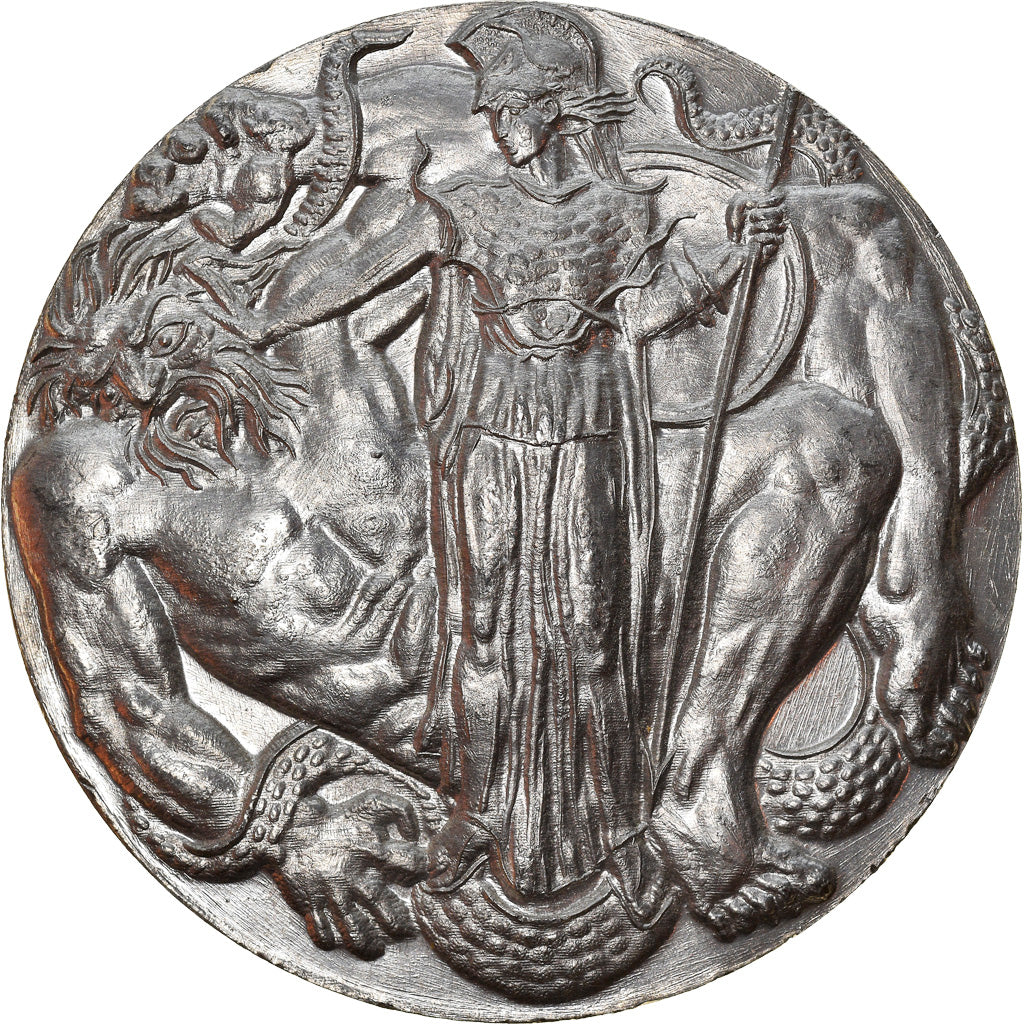 France, Medal, Gravure, Grand Prix de Rome, Athéna Combat le Géant, Arts &