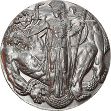 France, Medal, Gravure, Grand Prix de Rome, Athéna Combat le Géant, Arts &