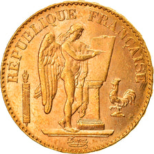 Coin, France, Génie, 20 Francs, 1897, Paris, AU(55-58), Gold, KM:825