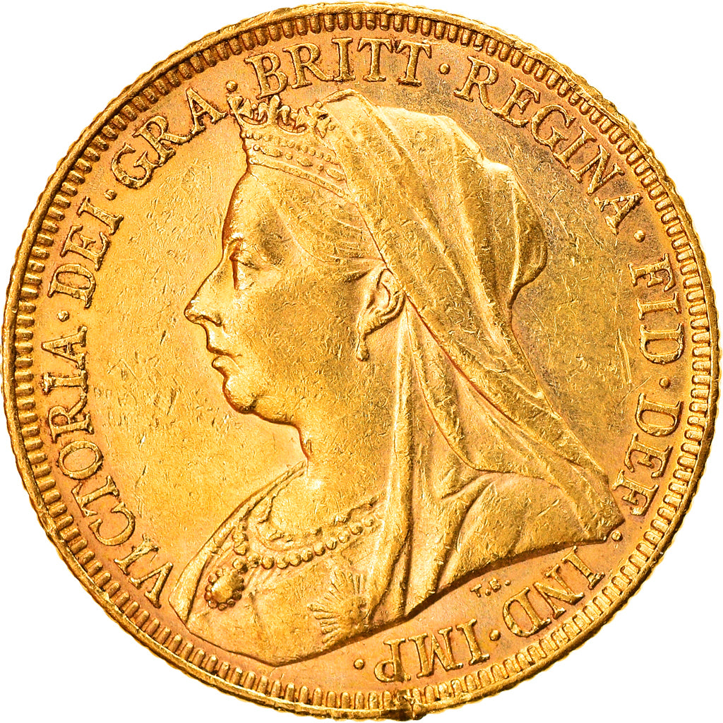 Monnaie, Australie, Victoria, Sovereign, 1897, Melbourne, TTB+, Or, KM:13