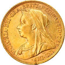 Monnaie, Australie, Victoria, Sovereign, 1897, Melbourne, TTB+, Or, KM:13