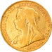 Coin, Great Britain, Victoria, Sovereign, 1900, EF(40-45), Gold, KM:785