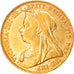 Coin, Great Britain, Victoria, Sovereign, 1900, AU(50-53), Gold, KM:785