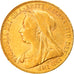 Coin, Australia, Victoria, Sovereign, 1900, Perth, AU(50-53), Gold, KM:13