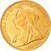 Münze, Australien, Victoria, Sovereign, 1901, Perth, SS+, Gold, KM:13