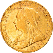 Coin, Australia, Victoria, Sovereign, 1901, Perth, AU(50-53), Gold, KM:13