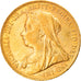 Coin, Australia, Victoria, Sovereign, 1901, Perth, AU(50-53), Gold, KM:13
