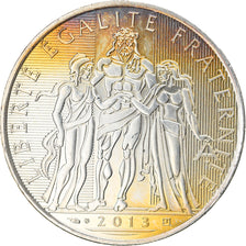 France, Hercule, 10 Euro, 2013, Paris, SUP+, Argent, Gadoury:EU590, KM:2073