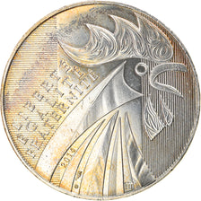 France, 10 Euro, Coq, 2014, MS(60-62), Silver, Gadoury:EU656, KM:2110