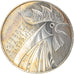 França, 10 Euro, Coq, 2014, MS(60-62), Prata, Gadoury:EU656, KM:2110