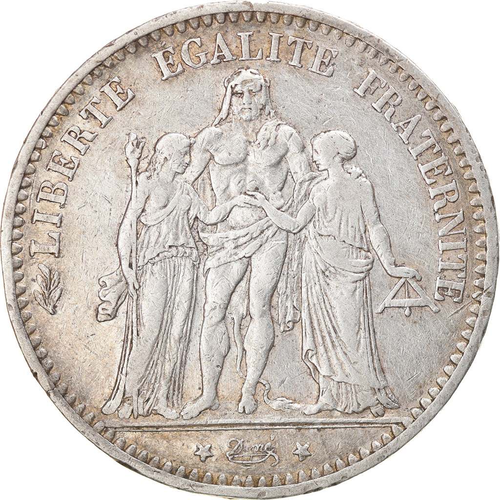 Monnaie, France, Hercule, 5 Francs, 1875, Paris, TTB, Argent, Gadoury:745a