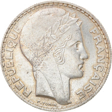 Coin, France, Turin, 20 Francs, 1933, Paris, Rameaux longs, AU(50-53), Silver