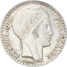 Münze, Frankreich, Turin, 20 Francs, 1938, Paris, SS, Silber, KM:879
