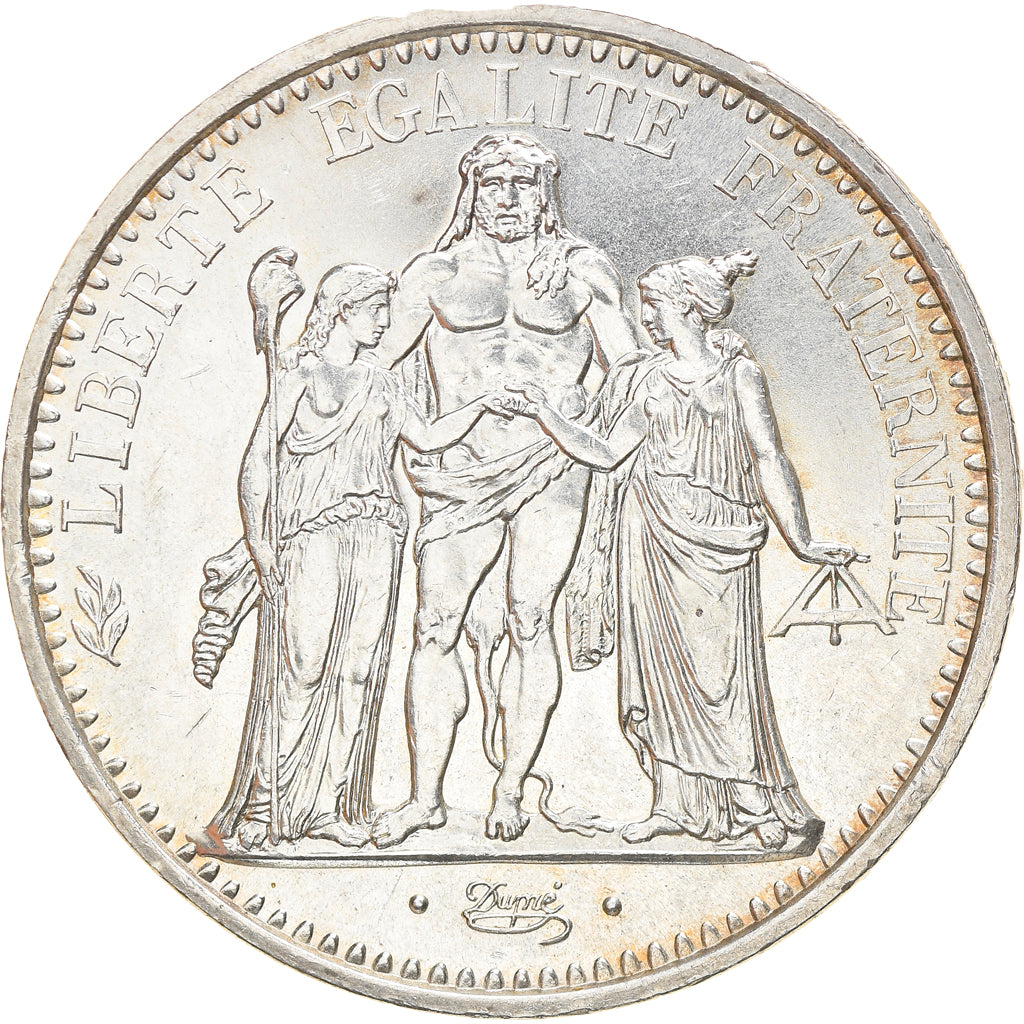 Coin, France, Hercule, 10 Francs, 1967, Paris, AU(55-58), Silver, KM:932