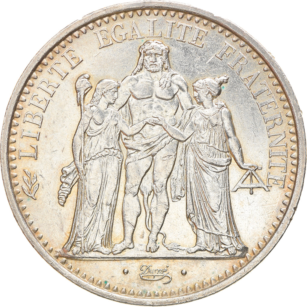 Coin, France, Hercule, 10 Francs, 1967, Paris, AU(55-58), Silver, KM:932
