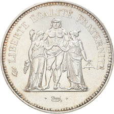 Coin, France, Hercule, 50 Francs, 1974, Paris, AU(55-58), Silver, KM:941.1