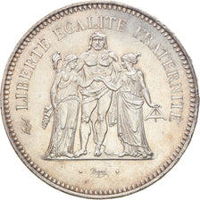 Coin, France, Hercule, 50 Francs, 1974, Paris, AU(55-58), Silver, KM:941.1