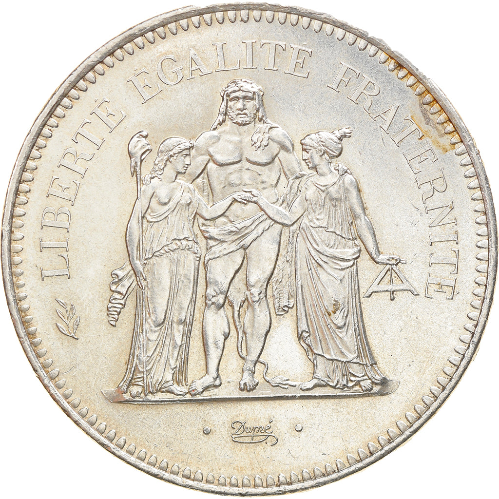 Monnaie, France, Hercule, 50 Francs, 1975, Paris, SUP, Argent, Gadoury:882
