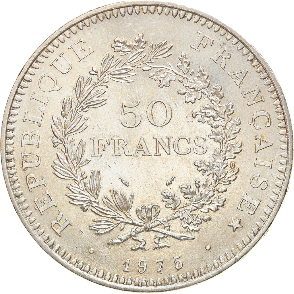 Monnaie, France, Hercule, 50 Francs, 1975, Paris, SUP, Argent, Gadoury:882