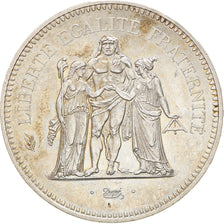 Coin, France, Hercule, 50 Francs, 1975, Paris, AU(55-58), Silver, KM:941.1