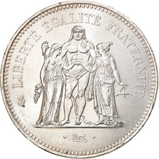 Coin, France, Hercule, 50 Francs, 1976, Paris, AU(55-58), Silver, KM:941.1