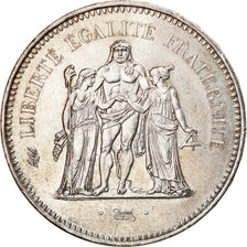 Coin, France, Hercule, 50 Francs, 1977, Paris, AU(55-58), Silver, KM:941.1