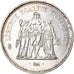 Moeda, França, Hercule, 50 Francs, 1978, Paris, AU(55-58), Prata, KM:941.1