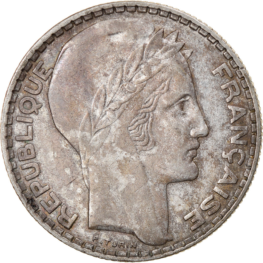 Münze, Frankreich, Turin, 10 Francs, 1929, Paris, SS+, Silber, KM:878