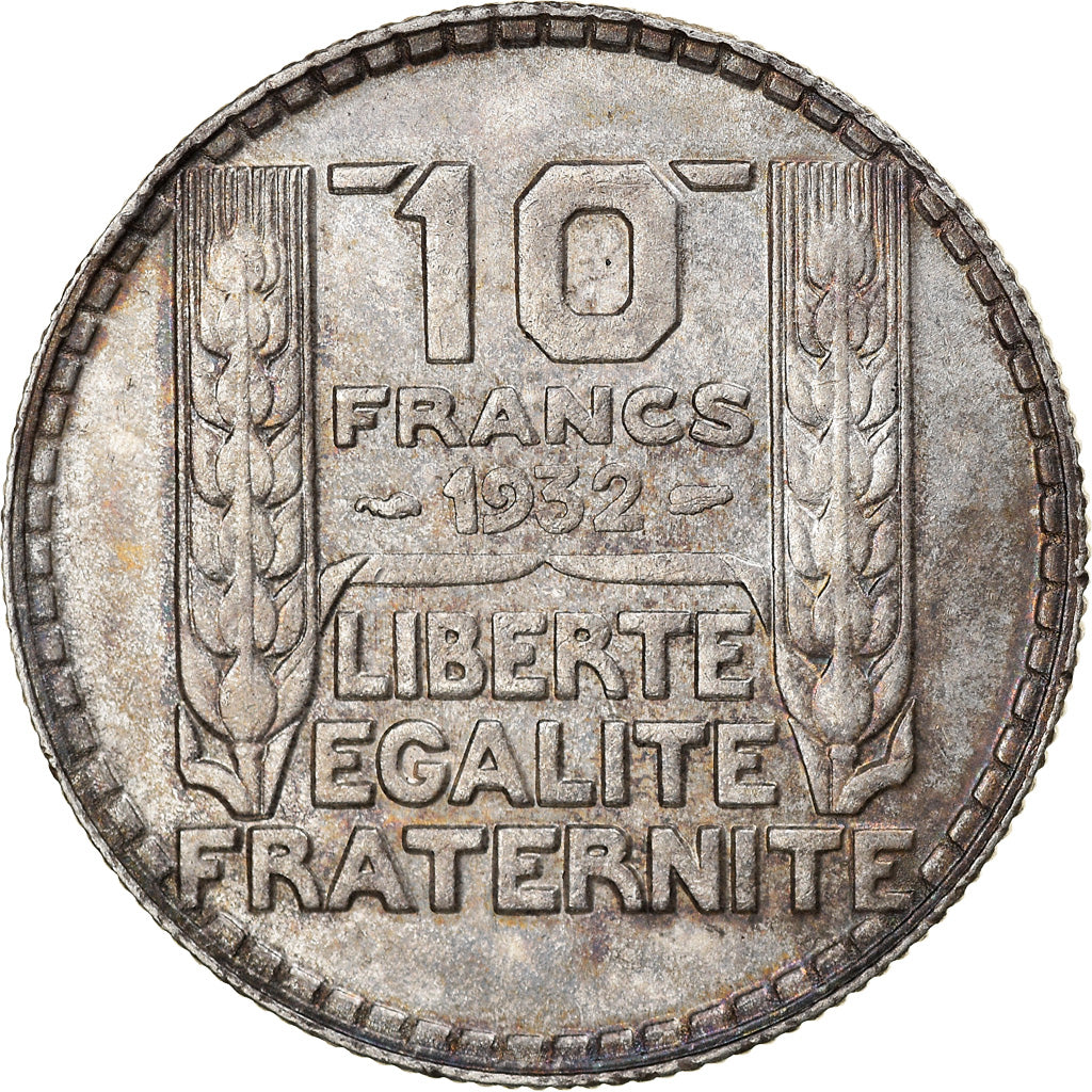 Münze, Frankreich, Turin, 10 Francs, 1932, Paris, VZ, Silber, KM:878