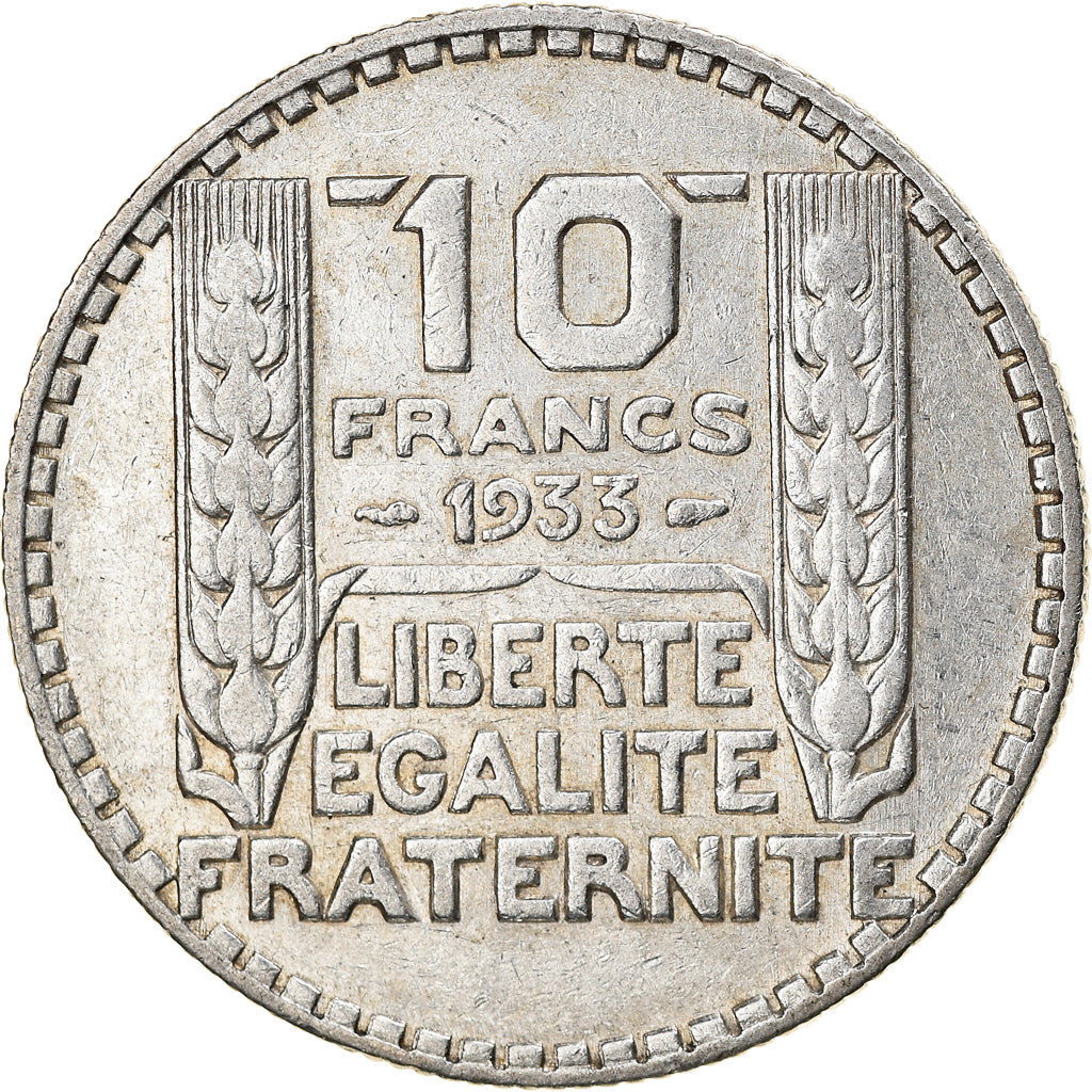 Coin, France, Turin, 10 Francs, 1933, Paris, EF(40-45), Silver, KM:878