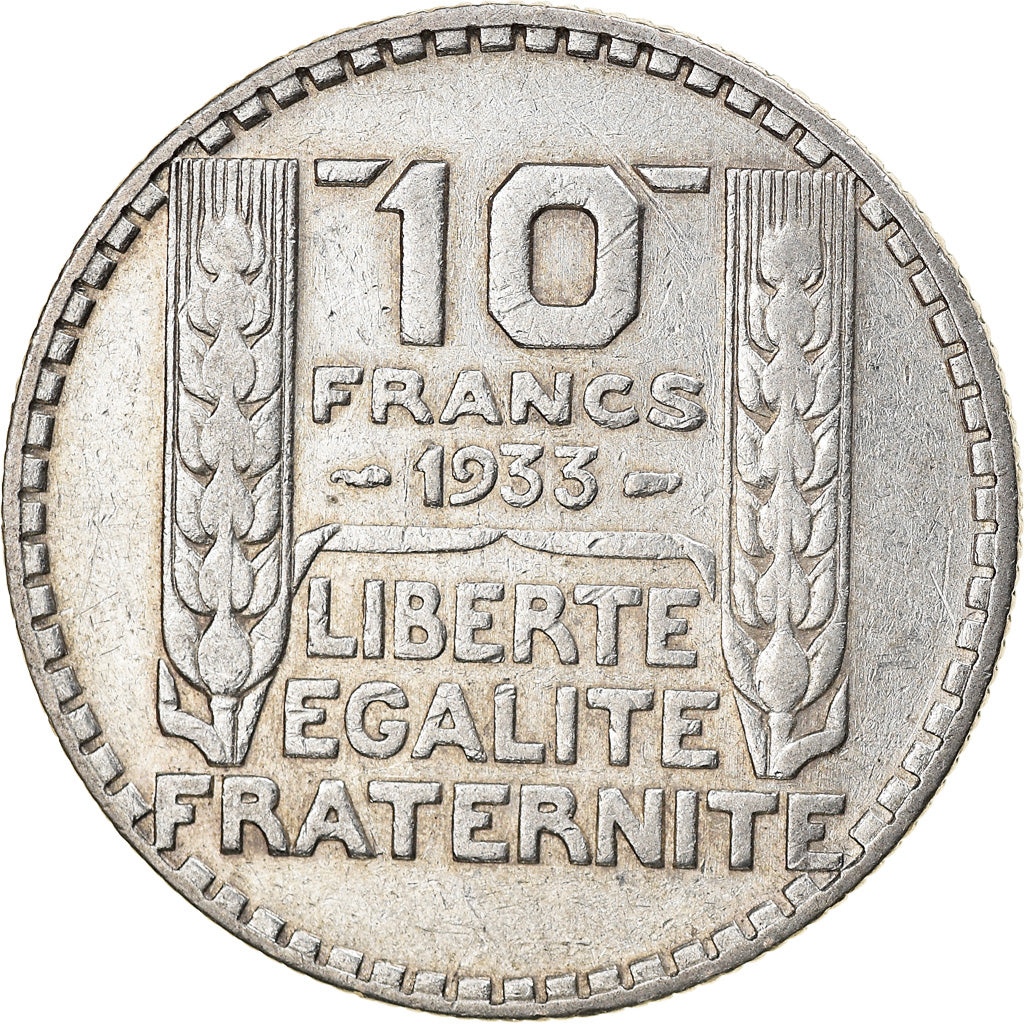 Coin, France, Turin, 10 Francs, 1933, Paris, EF(40-45), Silver, KM:878
