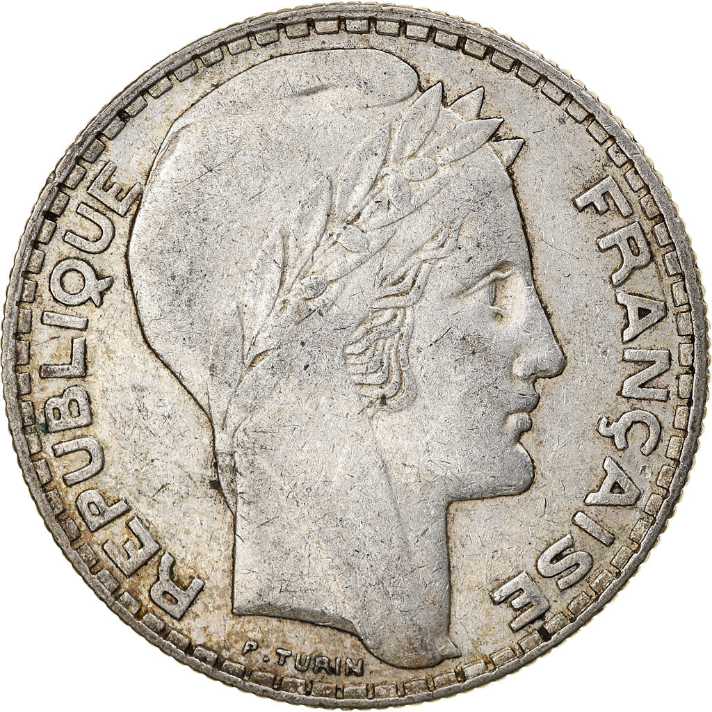 Coin, France, Turin, 10 Francs, 1934, Paris, EF(40-45), Silver, KM:878