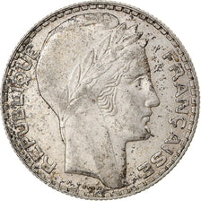 Moeda, França, Turin, 10 Francs, 1939, Paris, AU(50-53), Prata, KM:878