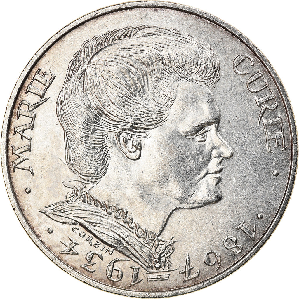 Münze, Frankreich, Marie Curie, 100 Francs, 1984, VZ, Silber, KM:955