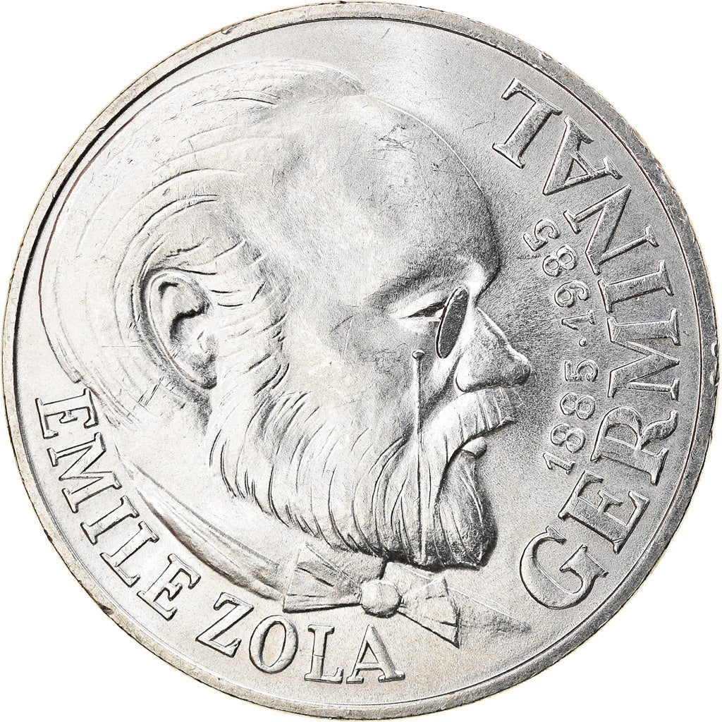 Moeda, França, Germinal, 100 Francs, 1985, AU(55-58), Prata, KM:957