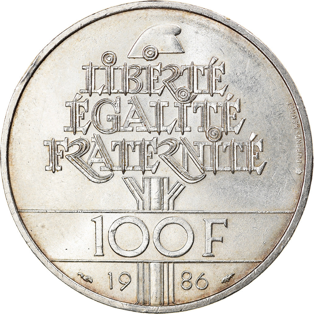 Monnaie, France, Statue de la Liberté, 100 Francs, 1986, SUP, Argent
