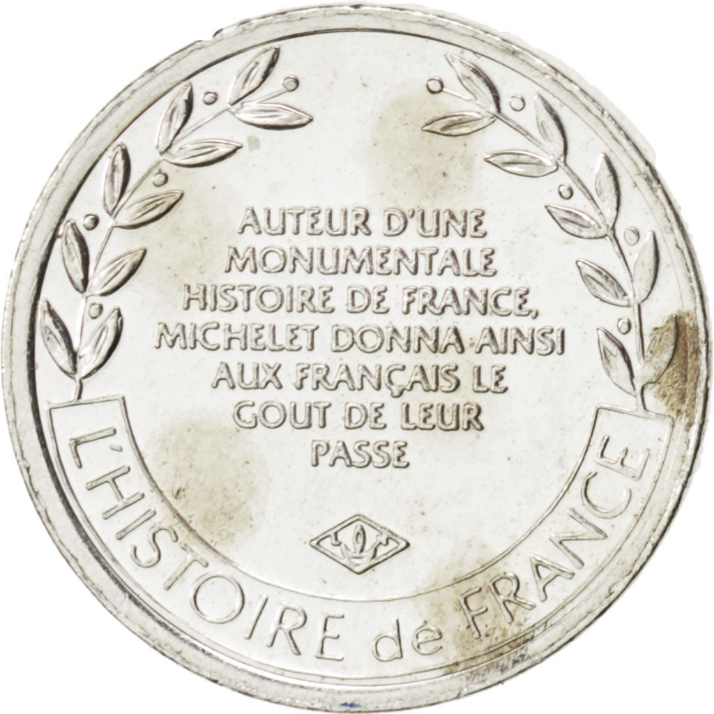 FRANCE, History, The Fifth Republic, Medal, MS(63), Silver, 13, 1.66