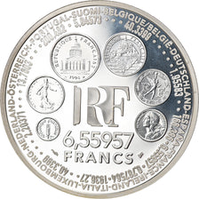 Coin, France, 6.55957 Francs, 1999, Proof, MS(65-70), Silver, KM:1255