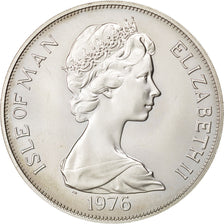 ISLE OF MAN, Crown, 1976, Pobjoy Mint, KM #38a, MS(63), Silver, 38.5, 28.65