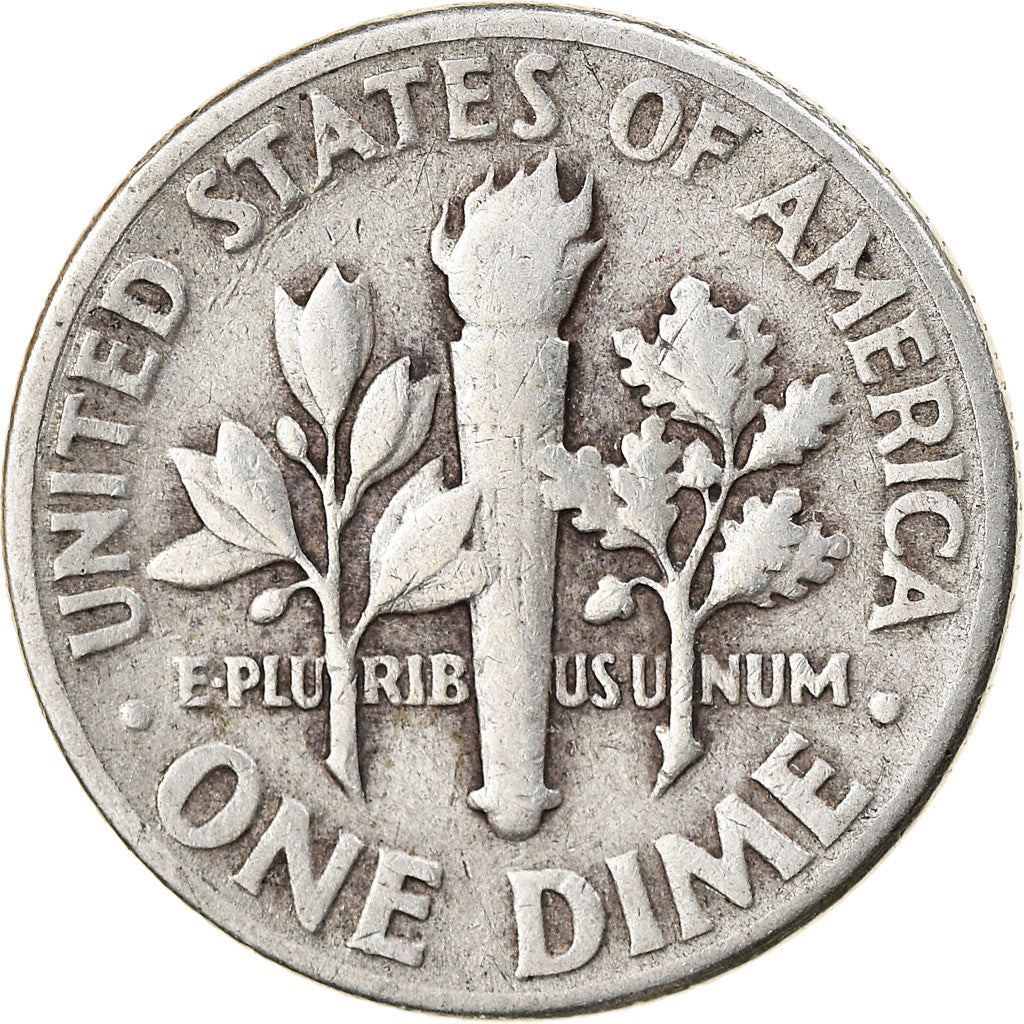 Coin, United States, Roosevelt Dime,1946, Philadelphia, EF(40-45)